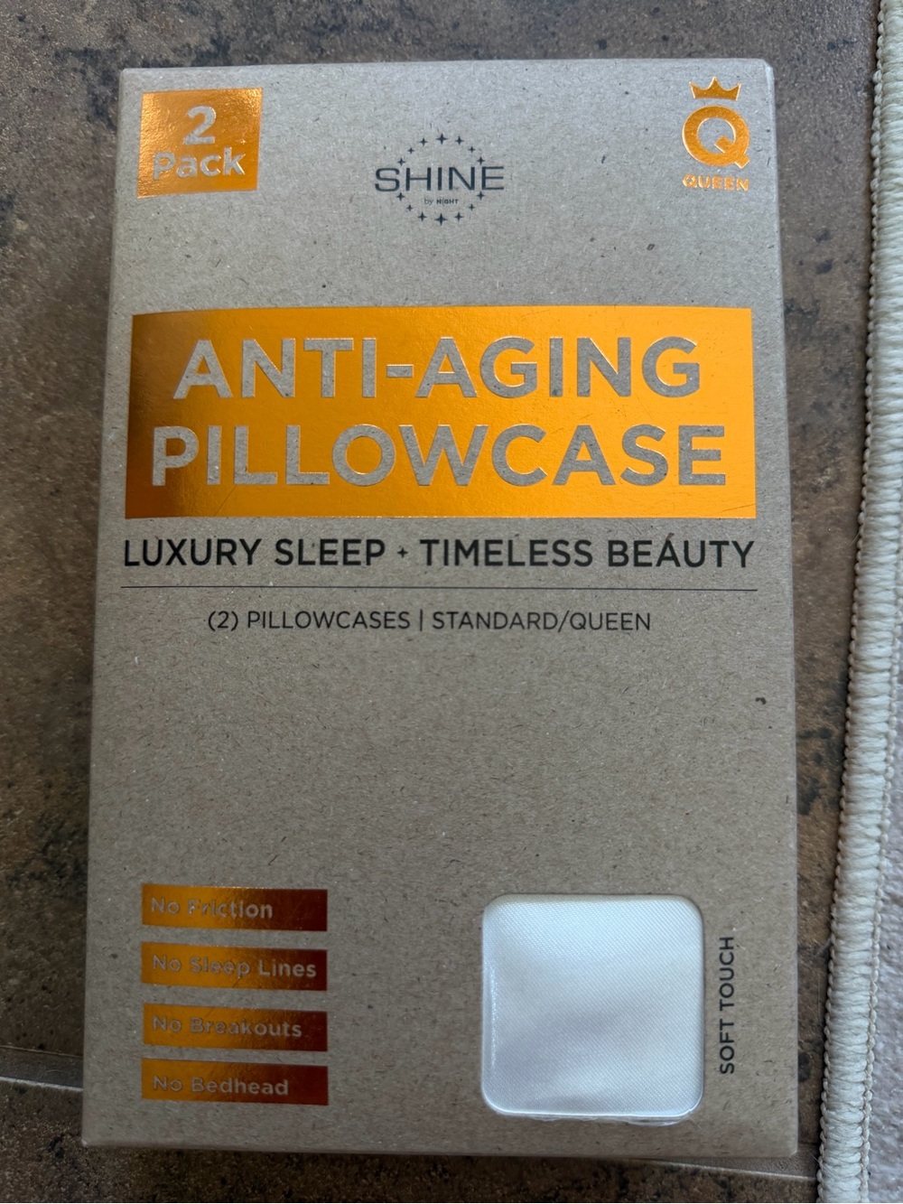 Anti-Aging Pillowcase Set in White - 2 Pack
